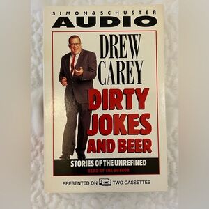 Vintage Drew Carey Dirty Jokes and Beer 2 Cassette Audio Tapes - Mint Condition!
